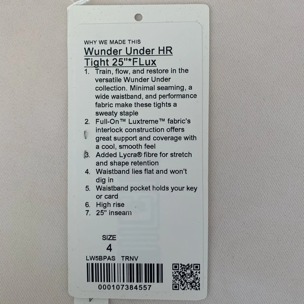 NWOT Lululemon Wunder Under Leggings - Picture 11 of 11
